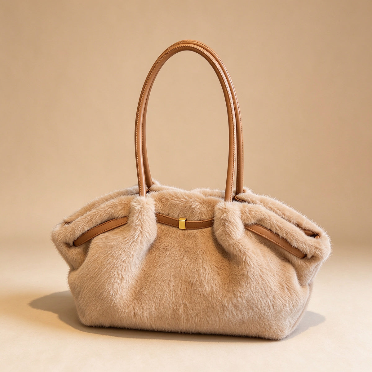 Sac Cabas en Fausse Fourrure Douce