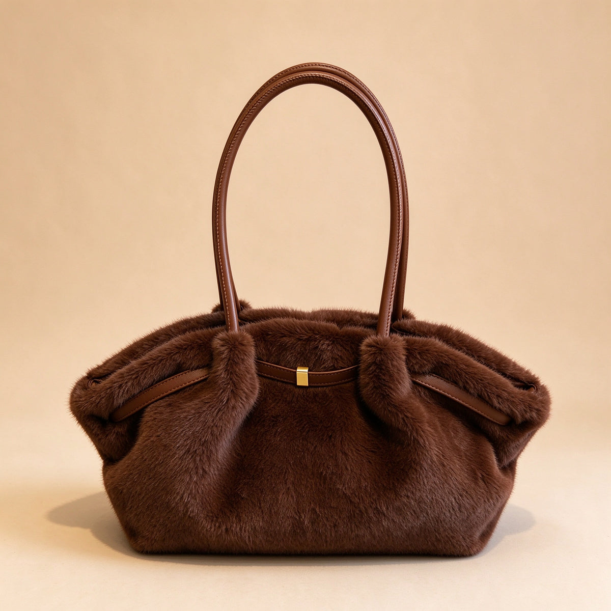 Sac Cabas en Fausse Fourrure Douce