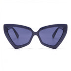 Lunettes de soleil en forme d'œil de chat triangulaire pour femmes, lunettes de soleil à la mode résistantes aux UV, lunettes rétro tendance