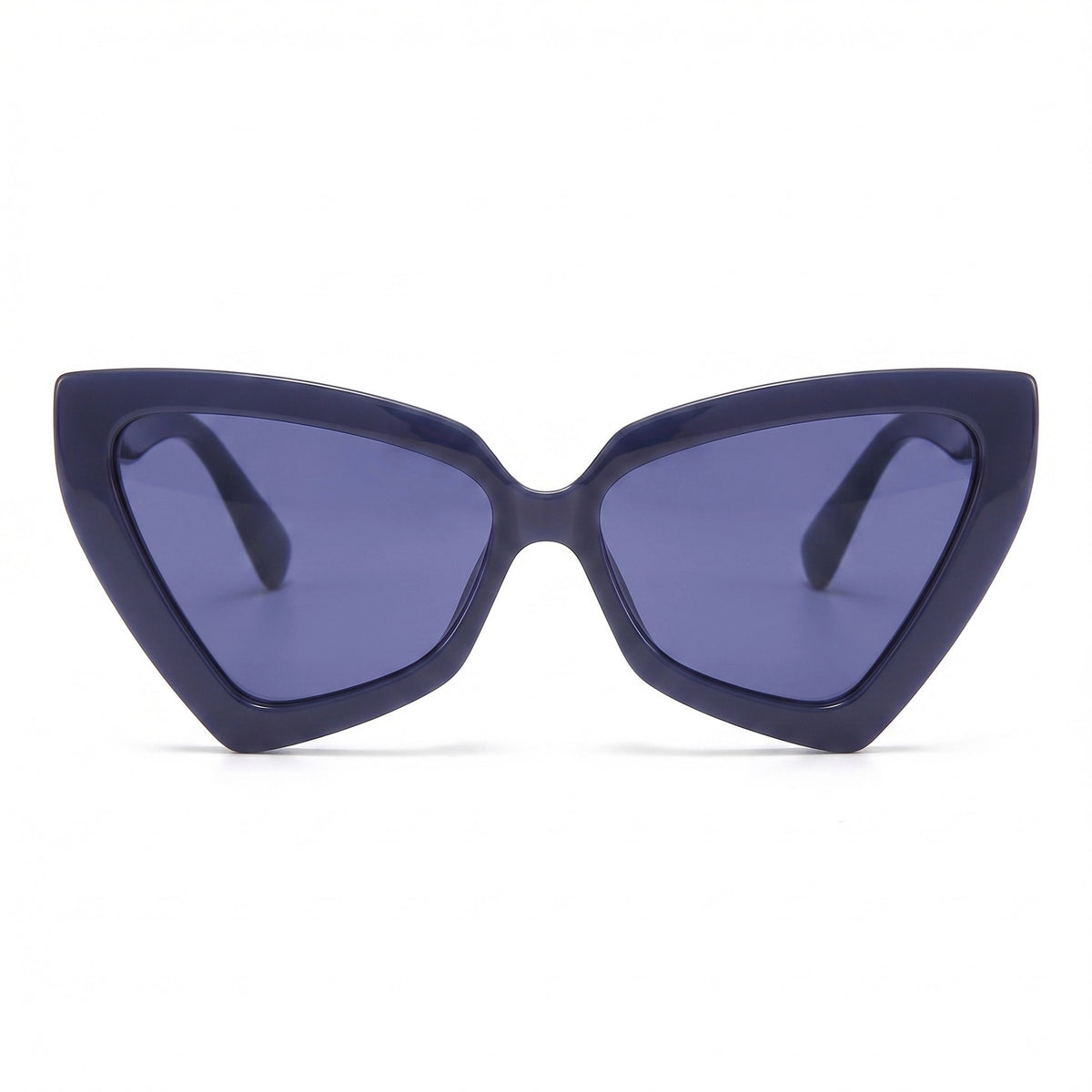 Lunettes de soleil en forme d'œil de chat triangulaire pour femmes, lunettes de soleil à la mode résistantes aux UV, lunettes rétro tendance