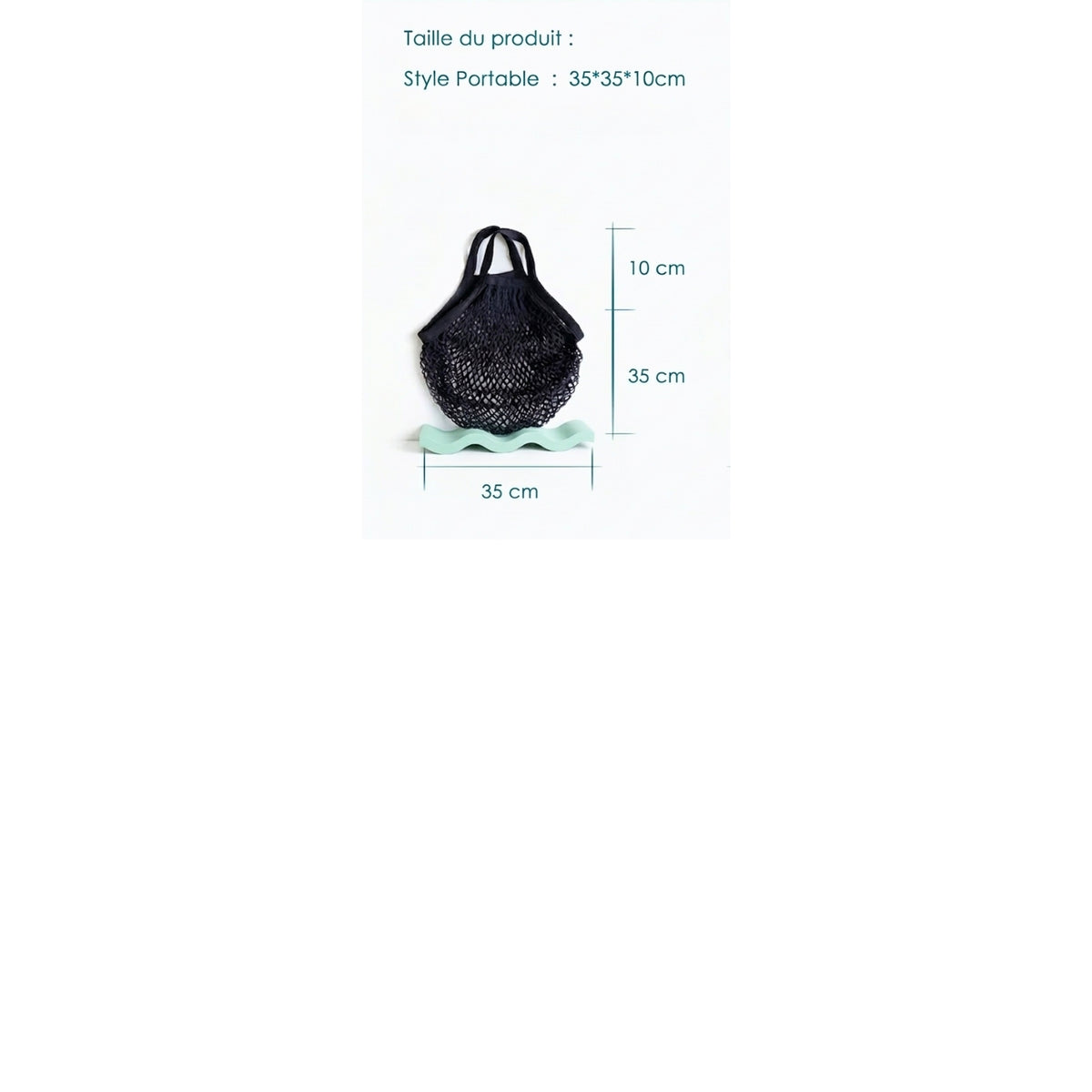 Sac de Courses en Coton Filet - Provisions D’Achat Epicerie Rangement Poche Fruits Légumes Pliable Réutilisable