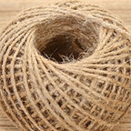 Ficelle de Jute Naturelle 2 mm – 30 m Bobine à tricoter, Ideal pour Décoration & Artisanat