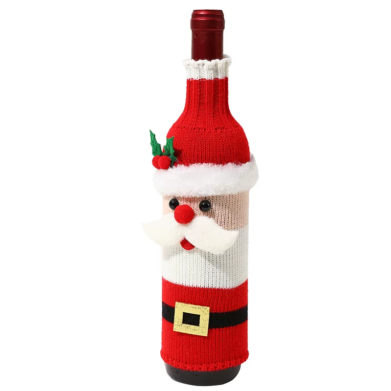 Housses décoratives pour bouteilles de Noël
